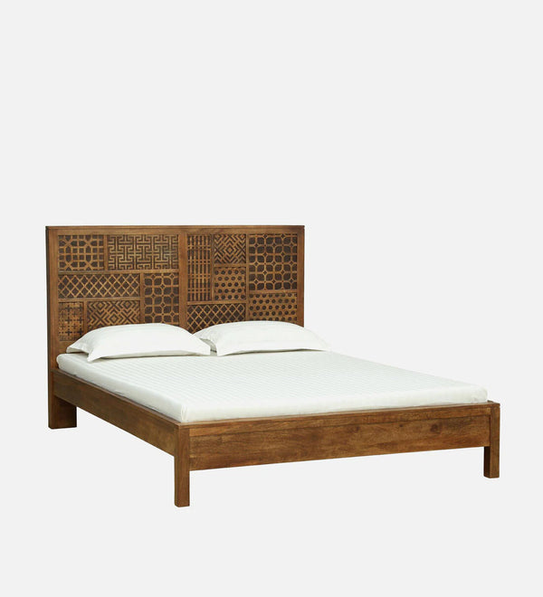 Cairo Hand Carved Solid Wood Bed - All Sizes