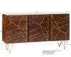 Picasso Dark Mango Wood Large Sideboard
