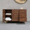Glazed Modern Mango Wood Sideboard