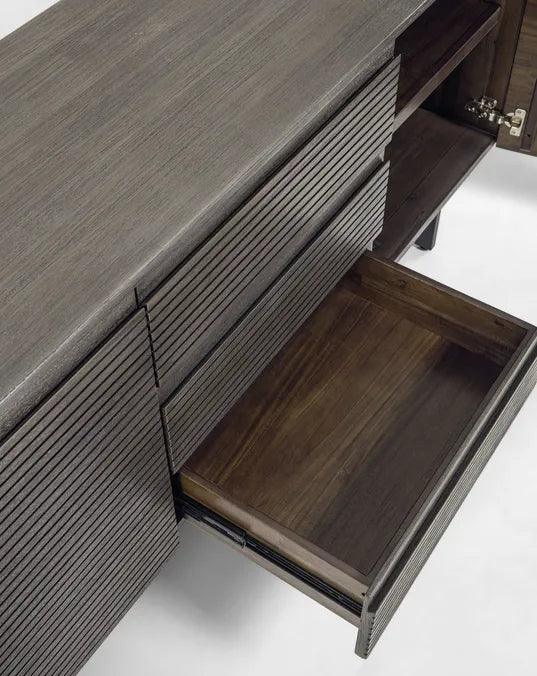 Modern Mango Wood Blacked Sideboard