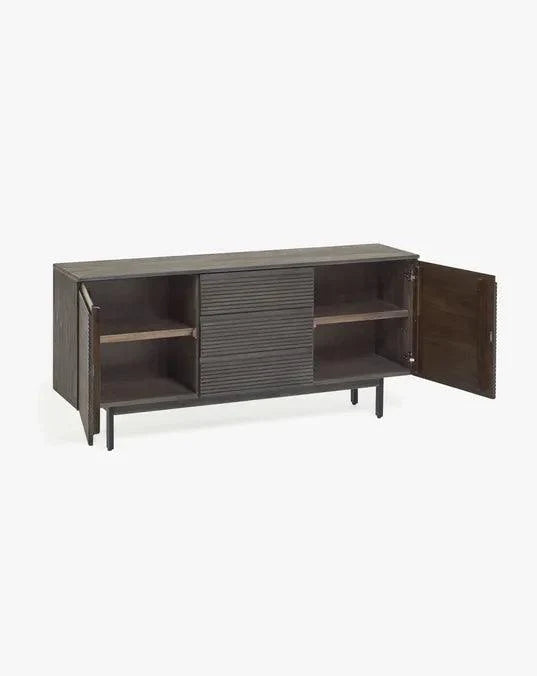 Modern Mango Wood Blacked Sideboard