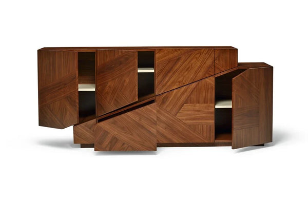 Modern Veneer Sideboard with Drawers