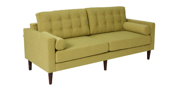 Modern 3 Seater Sofa In Olive Green Colour