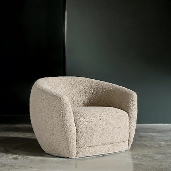 Antalya Modern Boucle Upholstered Accent Chair