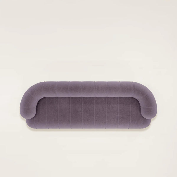 Hudson Sleek Velvet Upholstery Sofa