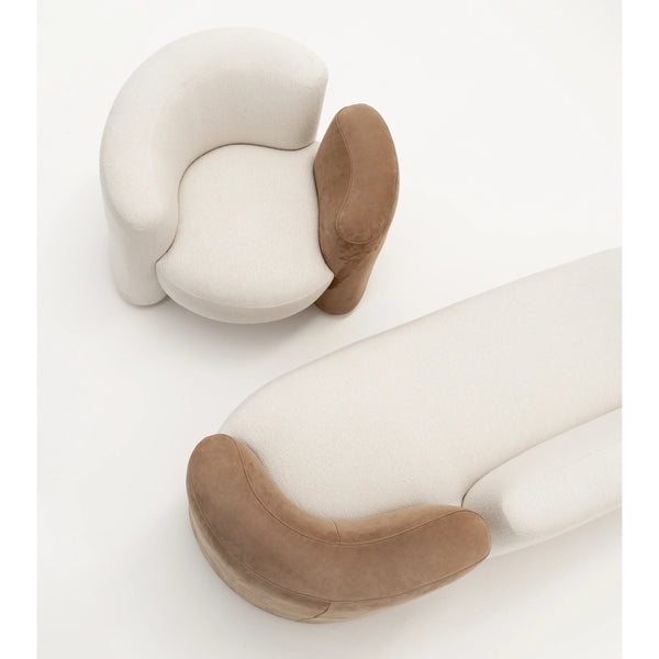 Hilton Luxury Velvet And Boucle Upholstery Sofa