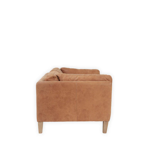 Marlow Aged Tobacco 2 Seater Leather Sofa