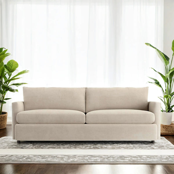 Modern Antalya Relaxed Fabric 3- Seater Sofa