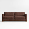 Antalya Modern Wood Frame 3- Seater Leather Sofa