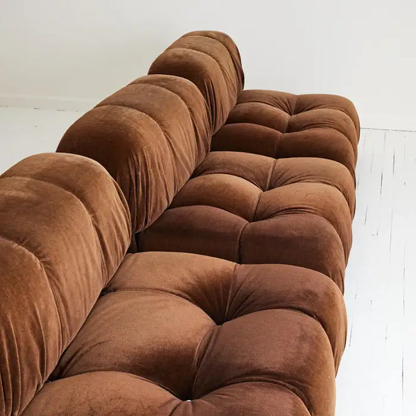 Berlin Designer Modular Sofa In Velvet