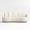 Snowflake Luxury 3- Seater Curvy Boucle Sofa