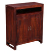 Sheesham Wood Shoe Cabinet In Honey Oak Finish