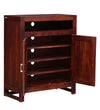 Sheesham Wood Shoe Cabinet In Honey Oak Finish