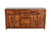 Modern Mango Wood Chest of 2 Drawers