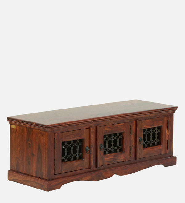 Sheesham Wood Bench In Honey Oak Finish