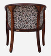 Classic Sheesham Wood Arm Chair In Multicolor & Honey Oak Finish