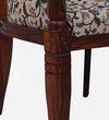 Classic Sheesham Wood Arm Chair In Multicolor & Honey Oak Finish