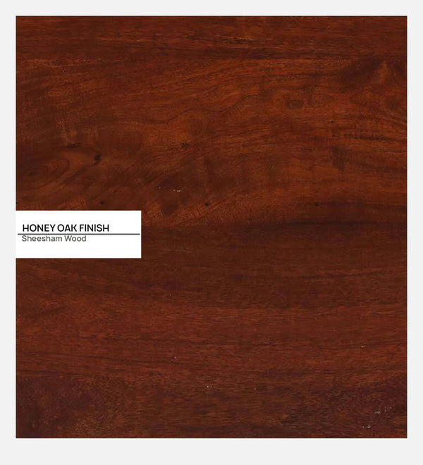 Classic Sheesham Wood Arm Chair In Multicolor & Honey Oak Finish