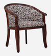 Classic Sheesham Wood Arm Chair In Multicolor & Honey Oak Finish