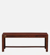 Wooden 2 Seater Bench In Honey Oak Finish