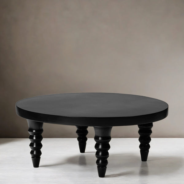 Adler Round Teak Wood Coffee Table