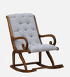 Modern Solid Wood Rocking Chair in Natural Finish