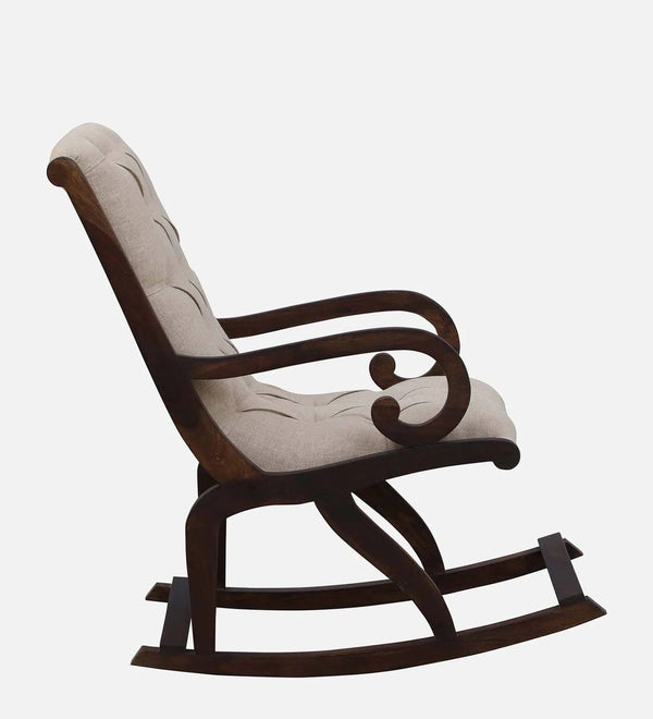 Classic Sheesham Wood Rocking Chair in Provincial Teak Finish