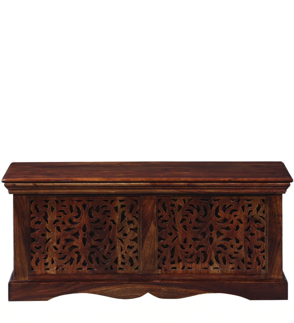 Classic Sheesham Wood Trunk in Provincial Teak Finish