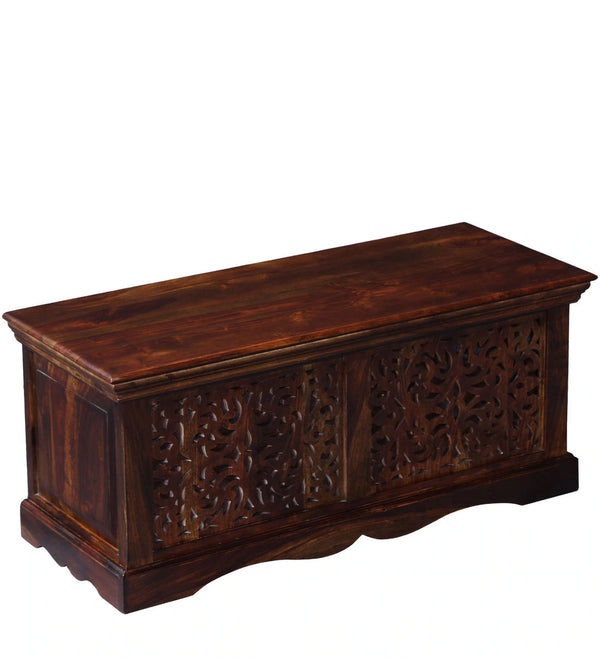 Classic Sheesham Wood Trunk in Provincial Teak Finish