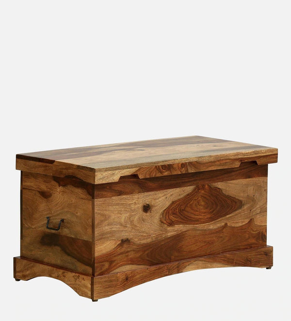 Classic Sheesham Wood Trunk in Rustic Teak Finish