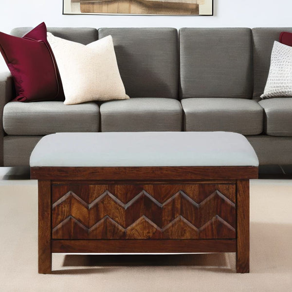 Classic Sheesham Wood Trunk in Provincial Teak Finish