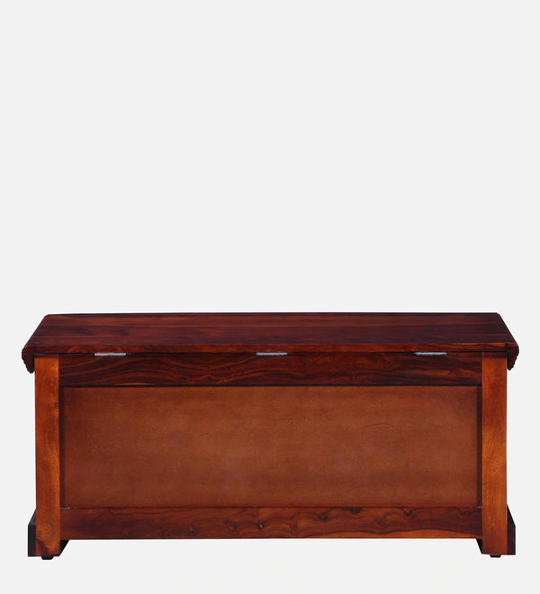 Wooden Trunk in Honey Oak Finish