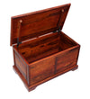 Classic Sheesham Wood Trunk in Honey Oak Finish