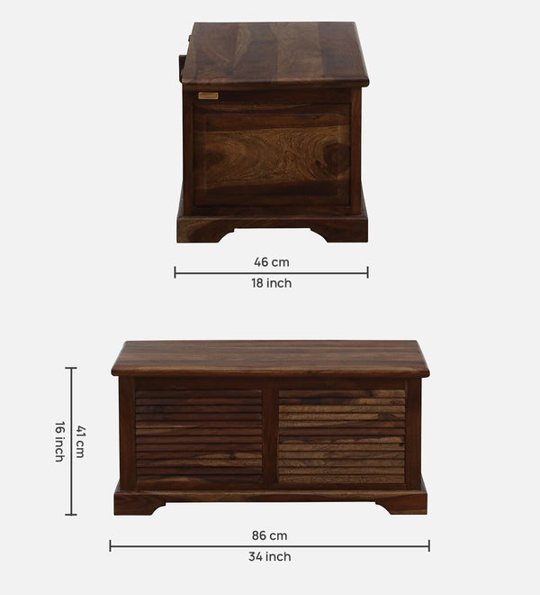 Sheesham Wood Trunk in Provincial Teak Finish