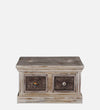 Modern Solid Wood Trunk in Distress Finish