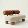 Gamprin Solid Wood & Boucle Sofa