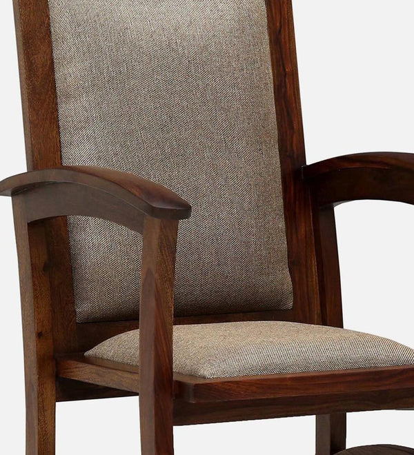 Classic Sheesham Wood Rocking Chair in Provincial Teak Finish