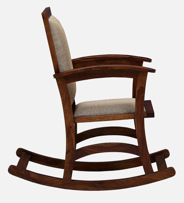 Classic Sheesham Wood Rocking Chair in Provincial Teak Finish