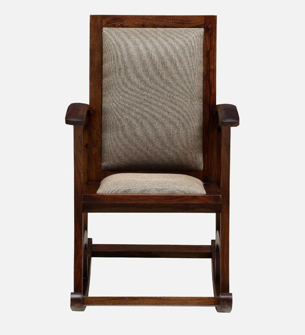 Classic Sheesham Wood Rocking Chair in Provincial Teak Finish