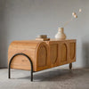 Lucia Acacia Wood Rattan Entertainment Unit