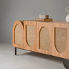 Lucia Acacia Wood Rattan Entertainment Unit