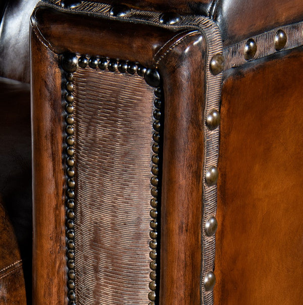 Trieste Architect Leather Sofa