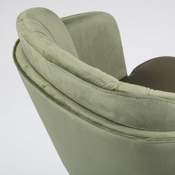 Classic Sheesham Wood & Velvet Arm Chair