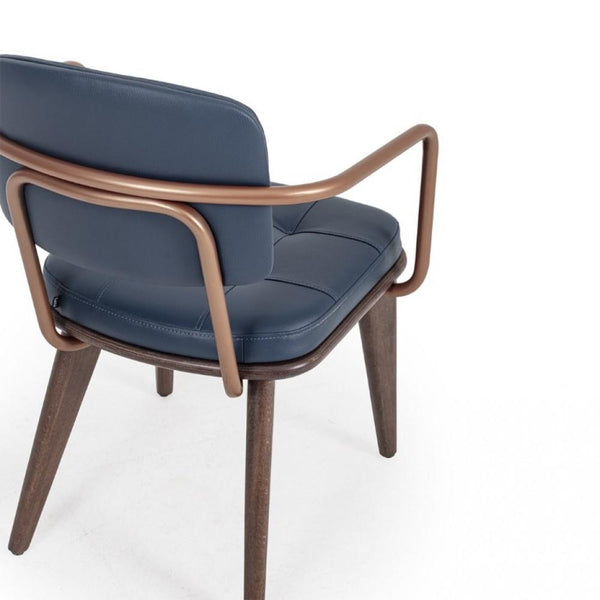 Classic Sheesham Wood & Leather Arm Chair