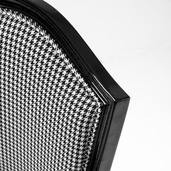 Traditional & Luxurious Solid Wood Dining Chair - Black Finish