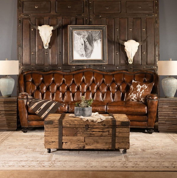 Moscow Tufted 3 Seater Sofa Living Room