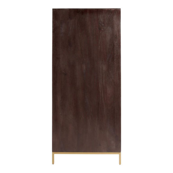 Cairo Hand Carved Wooden Peacock Wardrobe