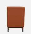 ClassicLeatherette Wing Chair In Tan Colour