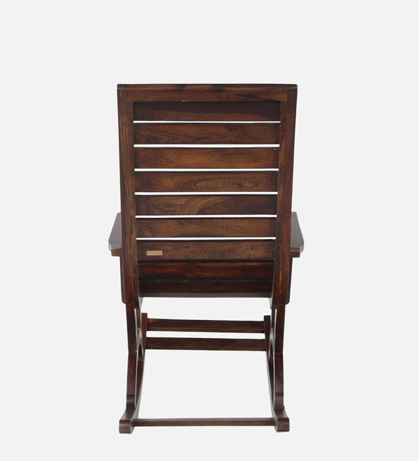 Comfort and Style Sheesham Wood Rocking Chair for Home