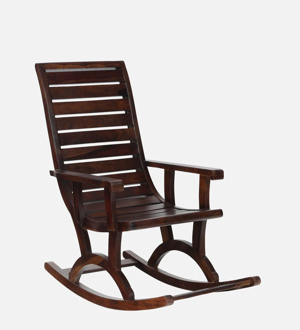 Comfort and Style Sheesham Wood Rocking Chair for Home